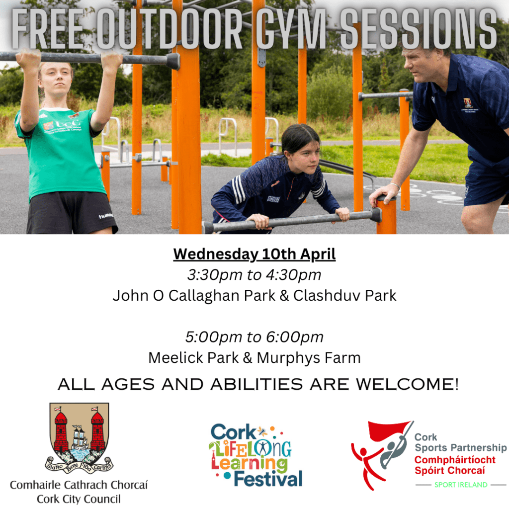 FREE Outdoor Gym Sessions | Cork Sports Partnership