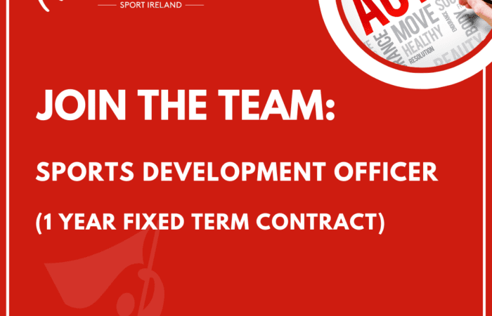 Sports Development Officer join the team graphic.