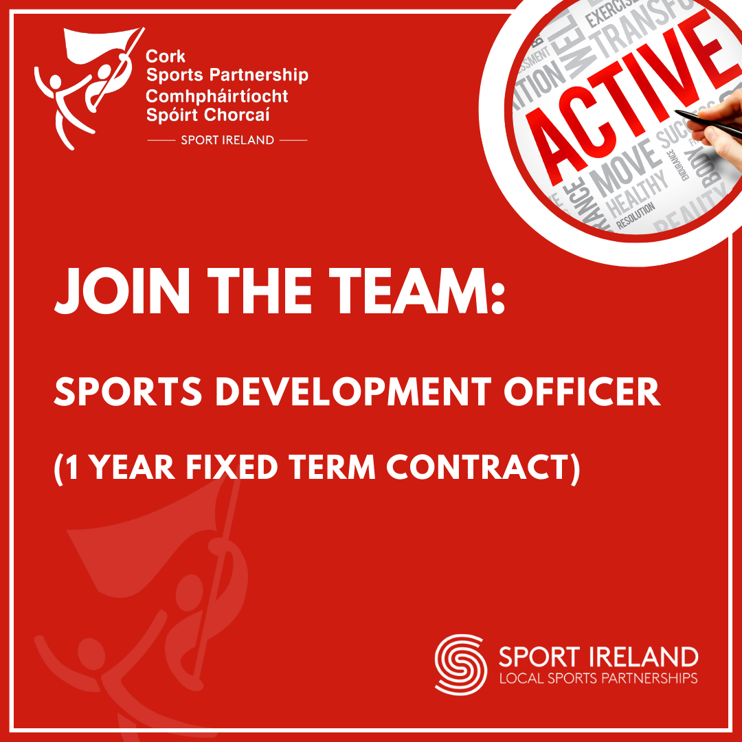 Sports Development Officer join the team graphic.